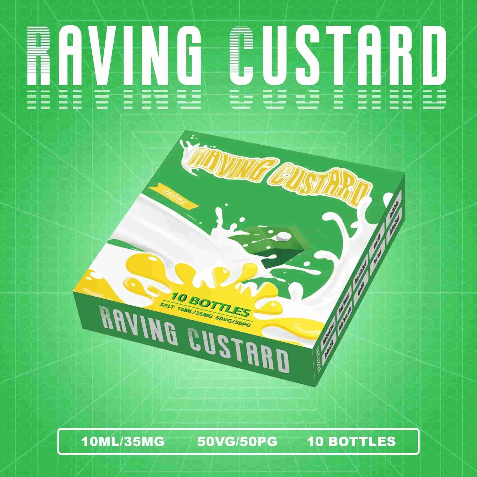 Raving Custard Milky Nicotine Salt – Gift Box