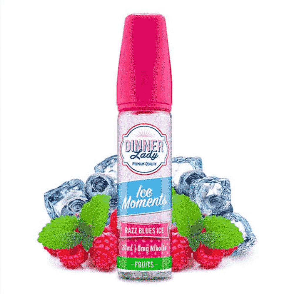 Dinner Lady Ice Moments E Liquid – Razz Blues