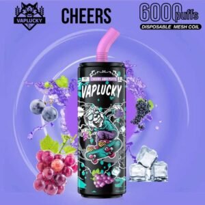 Vaplucky Cheers – Grape (6000 Puffs)