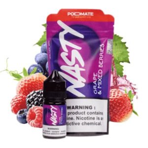 Nasty PodMate Nic Salt – Grape & Mixed Berries