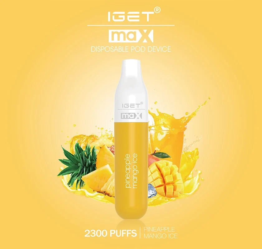 IGET Max Vape – Pineapple Mango Ice (2300 Puffs)