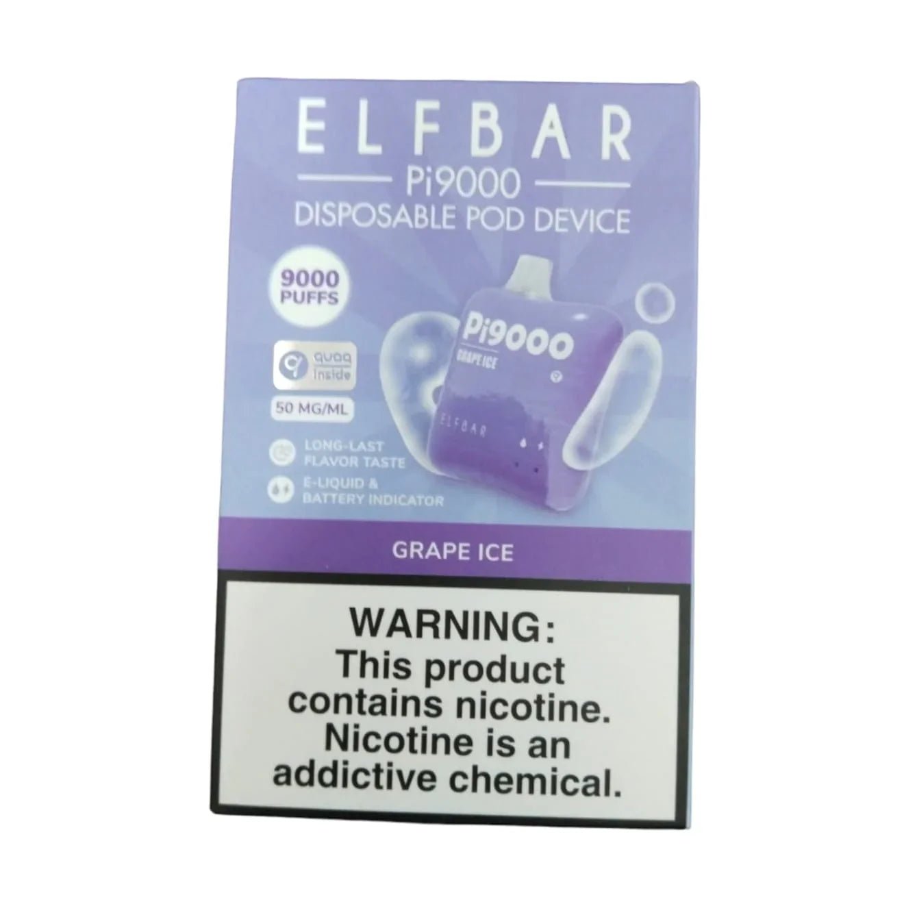 ELF BAR Pi9000 – Grape Ice (9000 Puffs)