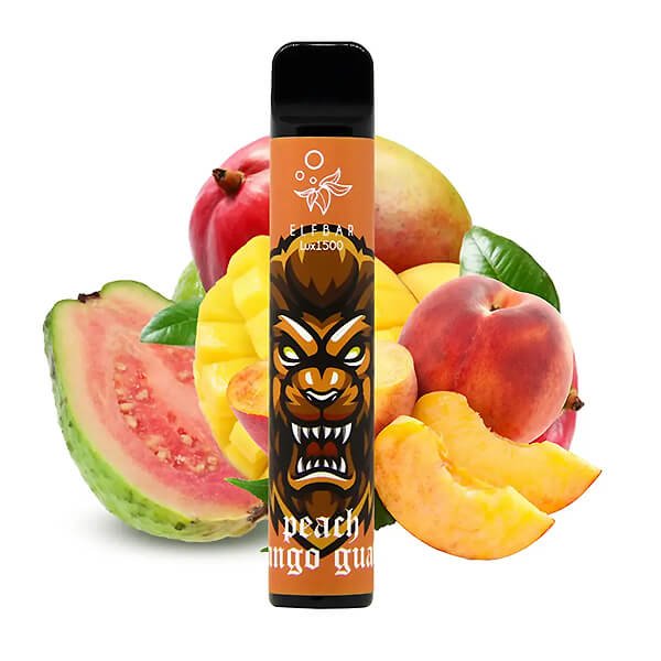 ELF BAR LUX – Peach Mango Guava (1500 Puffs)