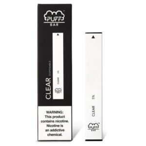 Puff Bar Disposable Device Clear