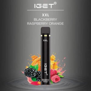 IGET XXL Vape – Blackberry Raspberry Orange (1800 Puffs)