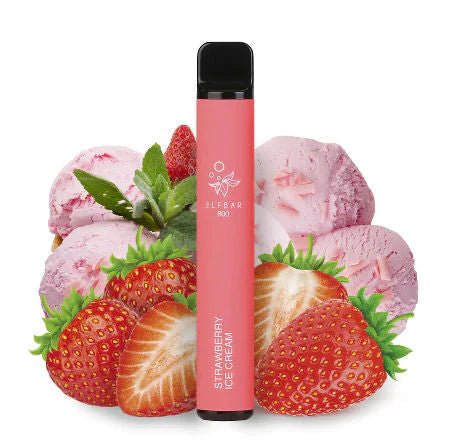 ELF BAR – Strawberry Ice cream (1500 Puffs)