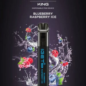 IGET King Vape – Blueberry Raspberry Ice (2600 Puffs)