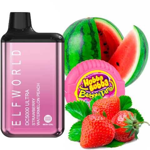 Elfworld DC5000 Ultra – Strawberry Watermelon Bubble (5000 Puffs)