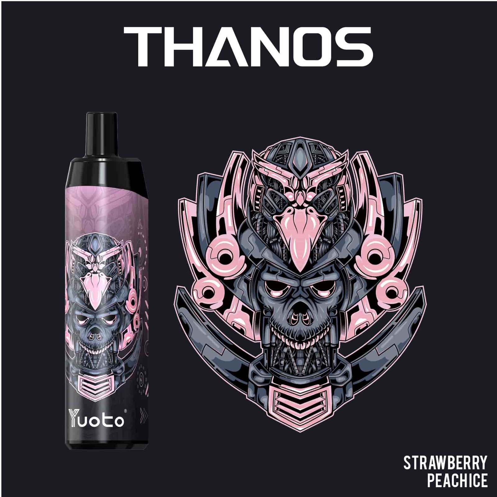 Yuoto Thanos – Strawberry Peach Ice (5000 Puffs)