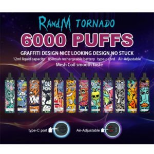 Alternative view of Tornado R&M Disposable Fruit Fusion (6000 Puffs)