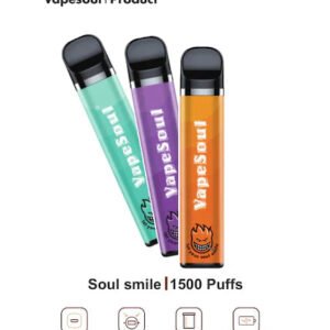 Alternative view of VapeSoul Smile II Strawberry Banana Ice (1500 Puffs)