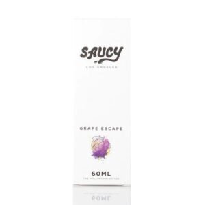 Saucy Grape Escape Nicotine Liquid - Image 3