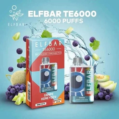 ELF BAR TE6000 – Grape Honeydew (6000 Puffs)