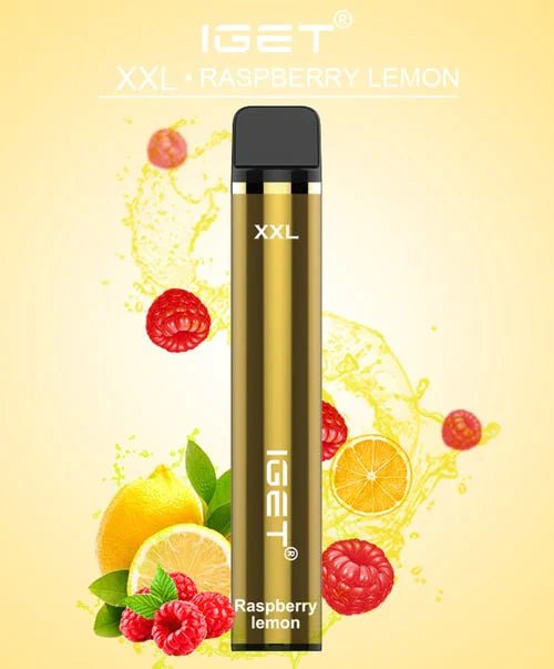 IGET XXL Vape – Raspberry Lemon (1800 Puffs)