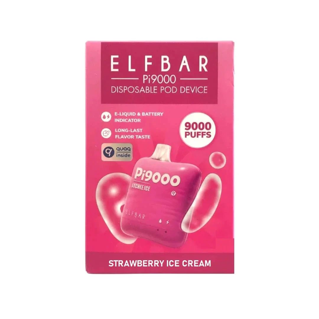 ELF BAR Pi9000 – Strawberry Ice Cream (9000 Puffs)