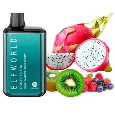 Elfworld DC5000 Ultra – Kiwi Dragon Fruit Berry (5000 Puffs)
