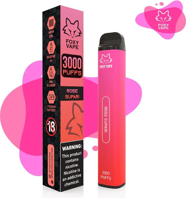 FoxyVape – Rose Supari (3000 Puffs)
