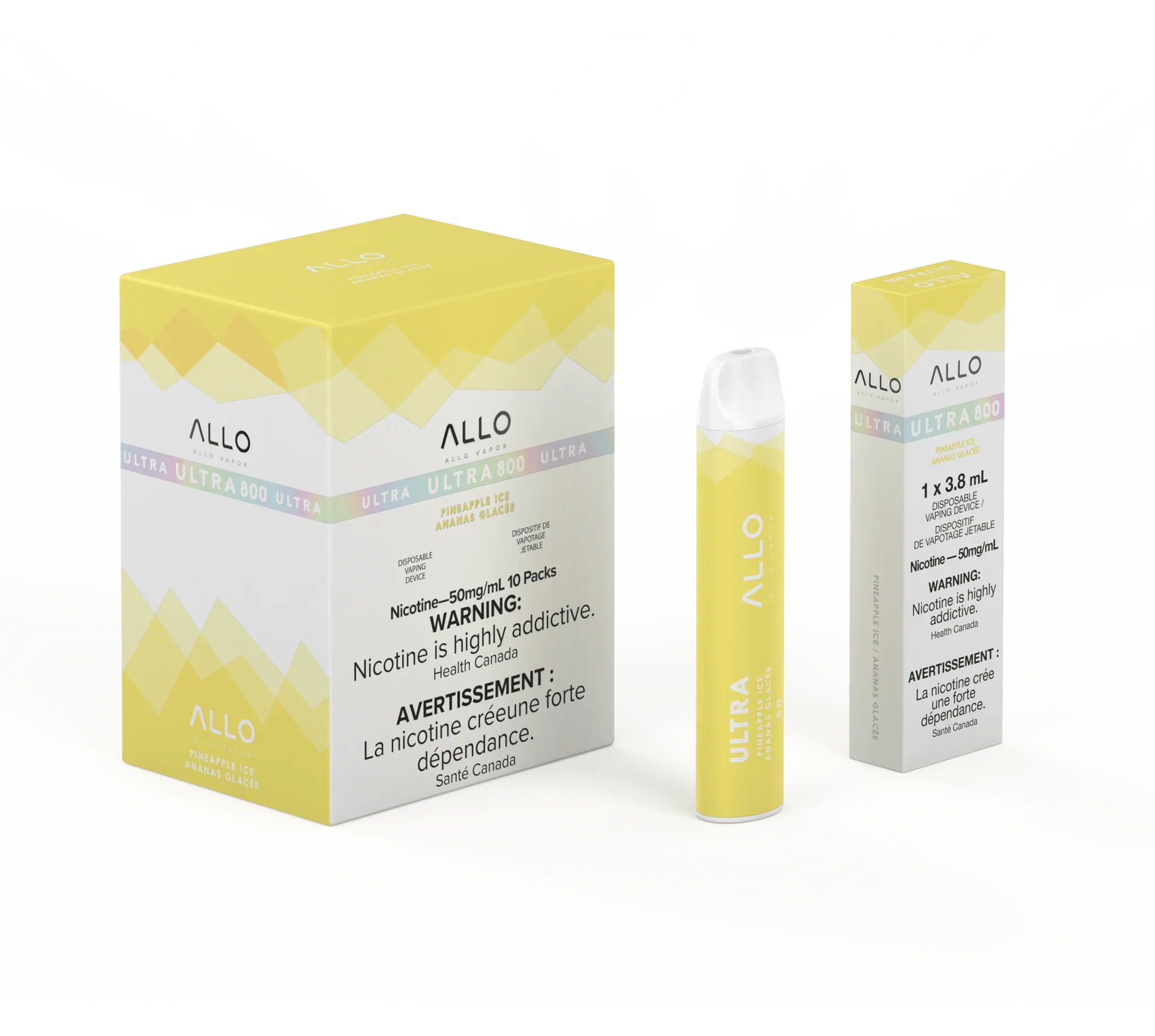 Allo Ultra Pineapple Ice Disposable (800 Puffs) - Image 2