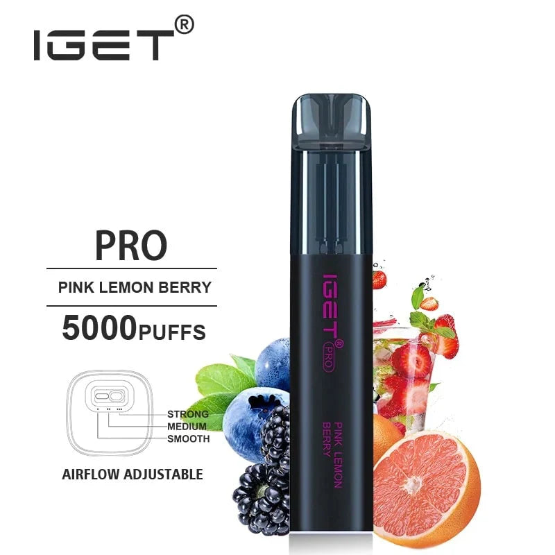 IGET PRO – Pink Lemon Berry (5000 Puffs)