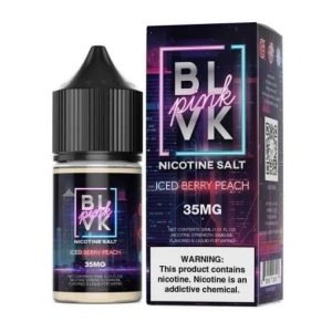 BLVK Pink Series Nicotine Salt – Iced Peach Berry