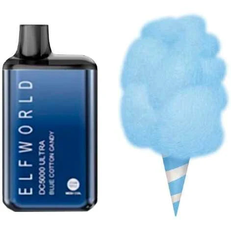 Elfworld DC5000 Ultra – Blue Cotton Candy (5000 Puffs)