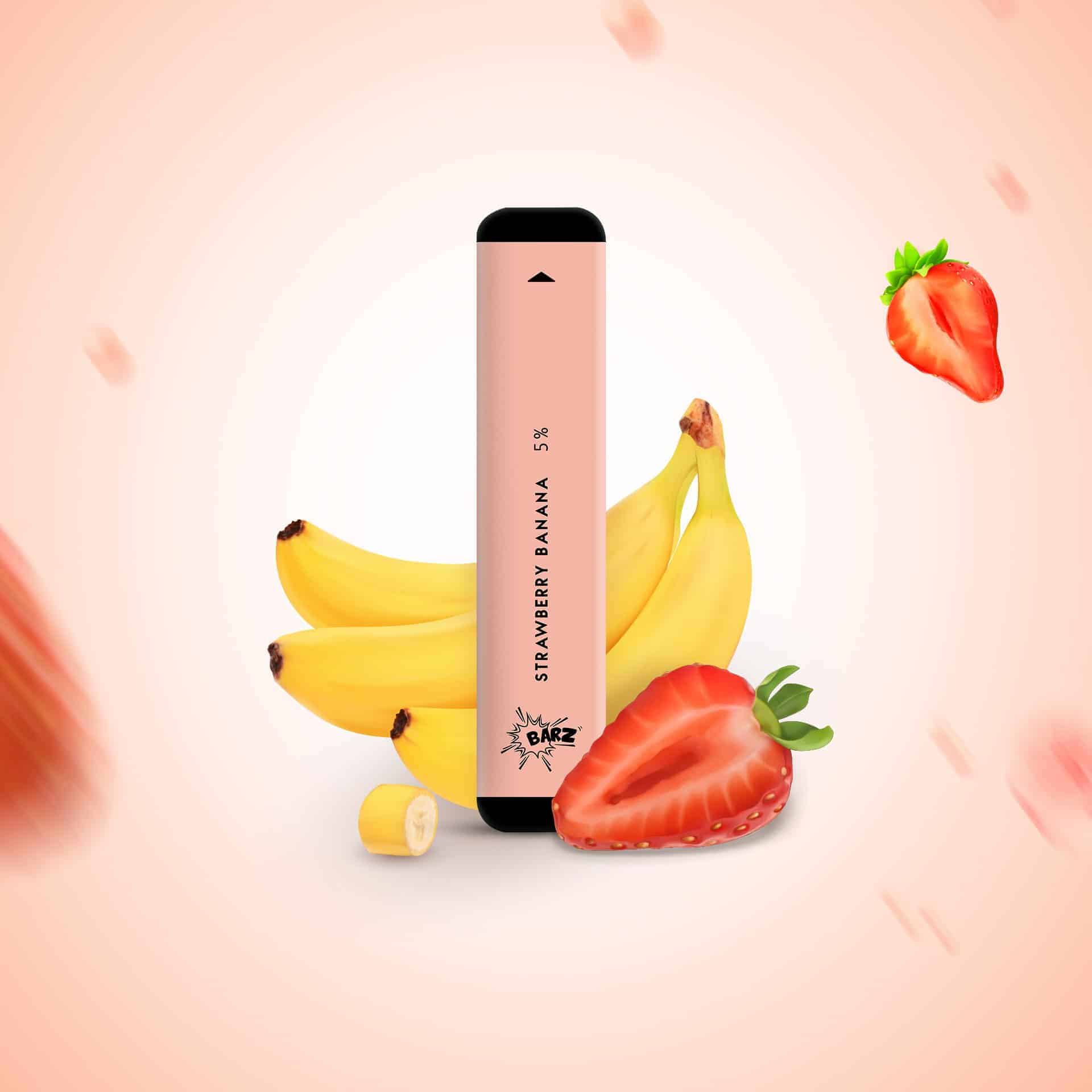 Barz Strawberry Banana Disposable – 300 Puff