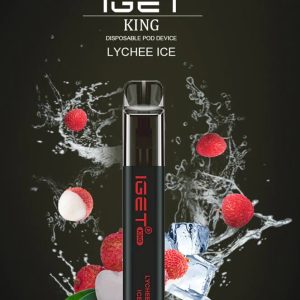 IGET King Vape – Lychee Ice (2600 Puffs)
