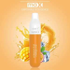 IGET Max Vape – Passion Fruit Mango Ice (2300 Puffs)