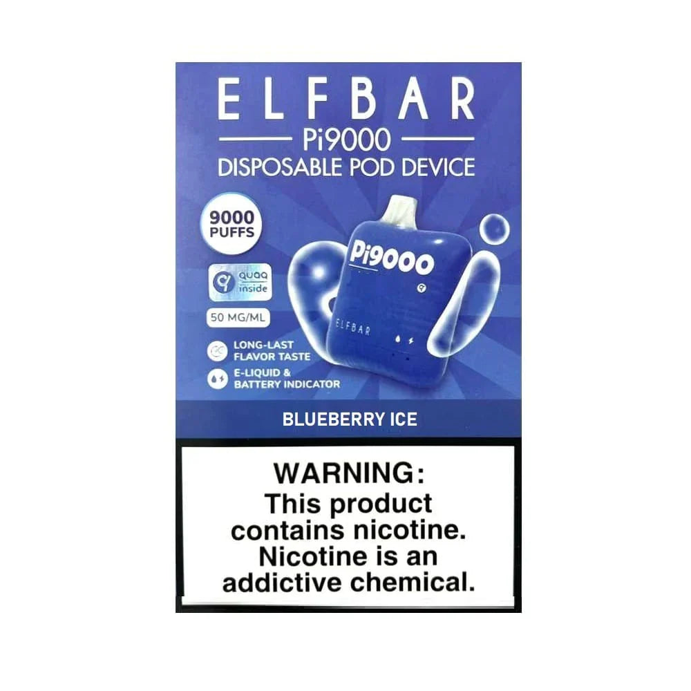 ELF BAR Pi9000 – Blueberry Ice (9000 Puffs)