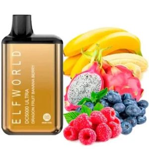 Elfworld DC5000 Ultra – Dragon Fruit Banana Berry (5000 Puffs)