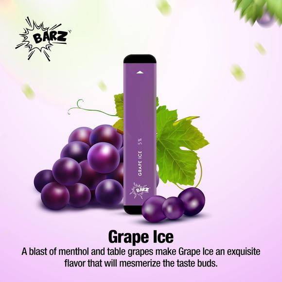 Barz Grape Ice Disposable – 300 Puffs