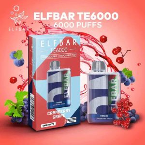 ELF BAR TE6000 – Cranberry Grape (6000 Puffs)