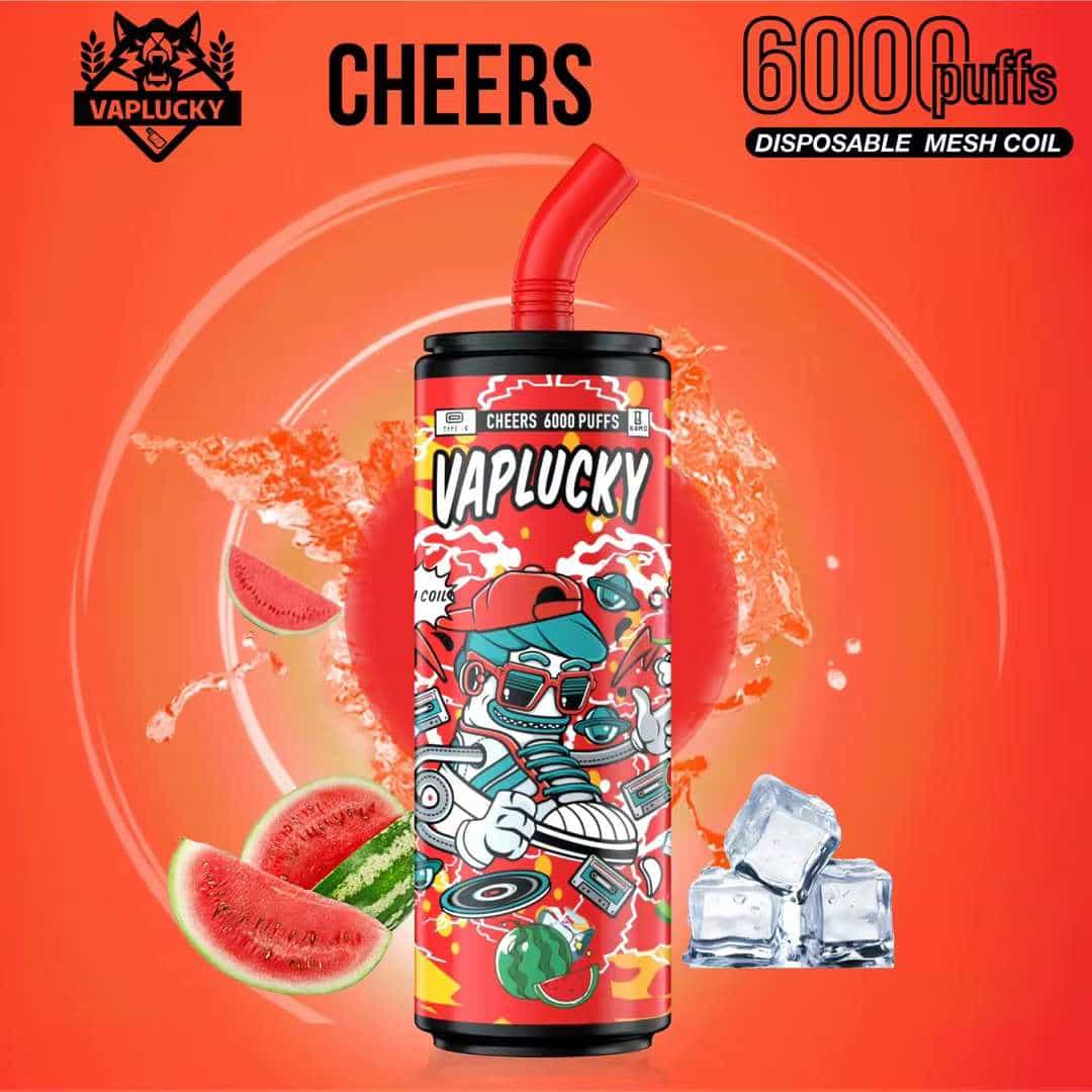 Vaplucky Cheers – Watermelon (6000 Puffs)