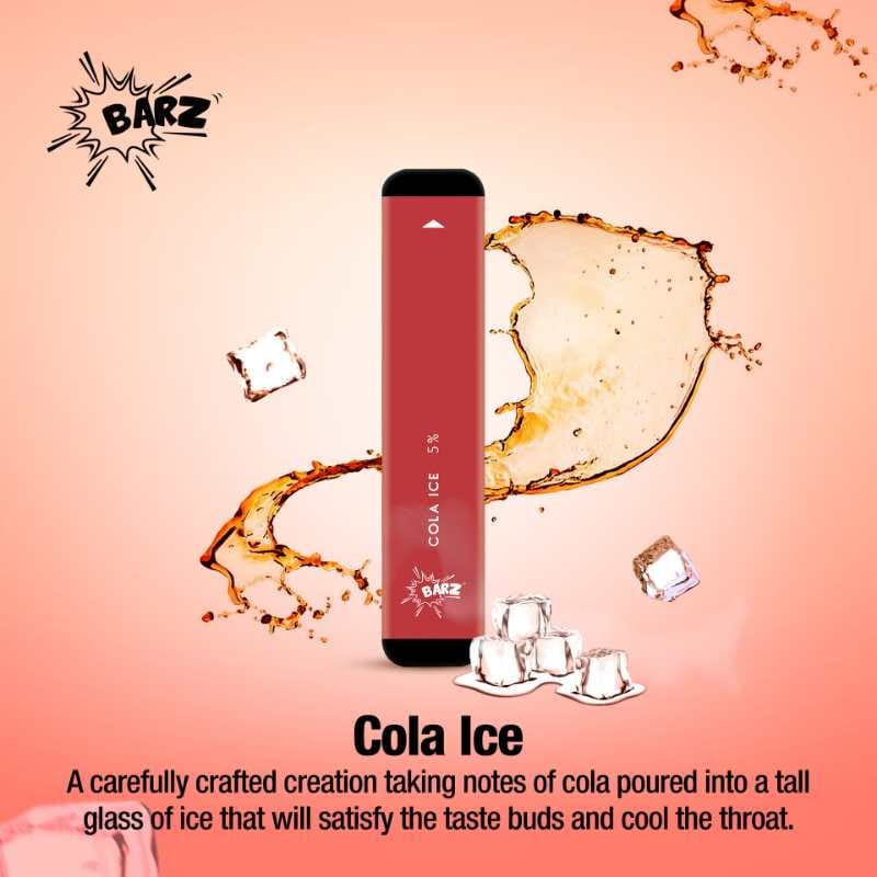 Barz Cola Ice Disposable – 300 Puffs