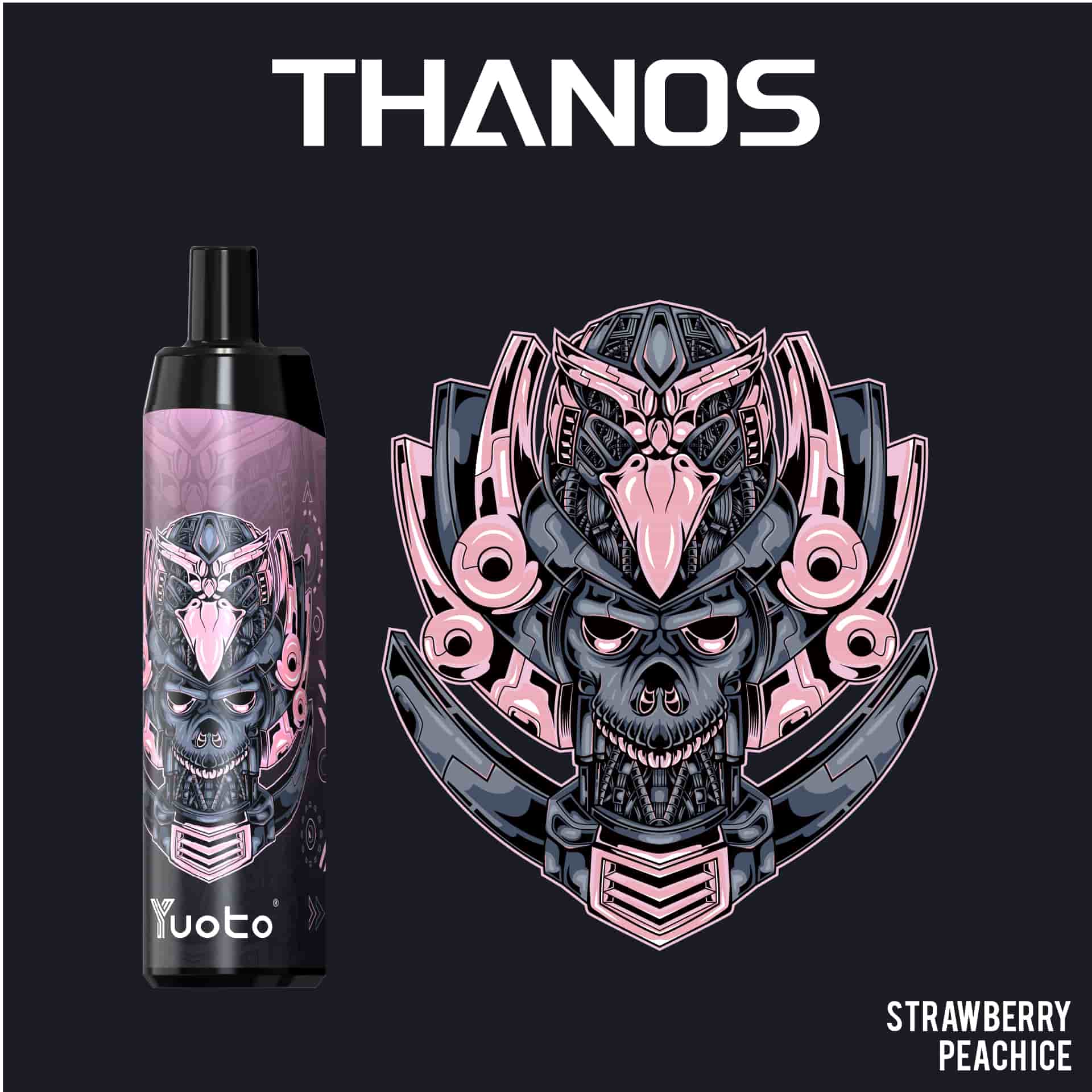 Yuoto Thanos – Strawberry Peach Ice (5000 Puffs)