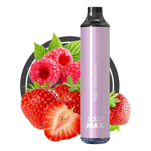 Vapeman Solo MAX – Razz Strawberry (4000 Puffs)