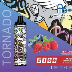 Tornado R&M Mixed Berries (6000 Puffs)