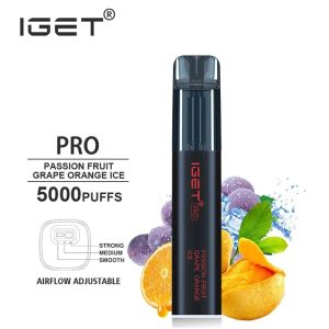 IGET PRO – Passion Fruit Grape Orange Ice (5000 Puffs)