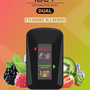 IGET Dual – Blackberry Raspberry Ice & Strawberry Kiwi Ice (2100 Puffs)