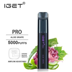 IGET PRO – Aloe Grape (5000 Puffs)
