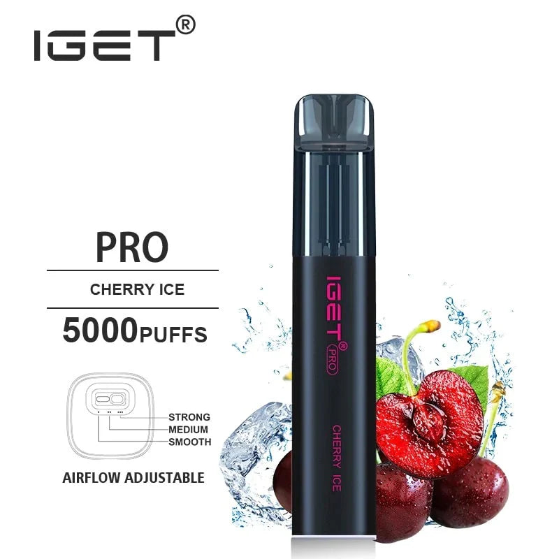 IGET PRO – Cherry Ice (5000 Puffs)