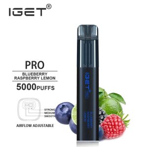 IGET PRO – Blueberry Raspberry Lemon (5000 Puffs)