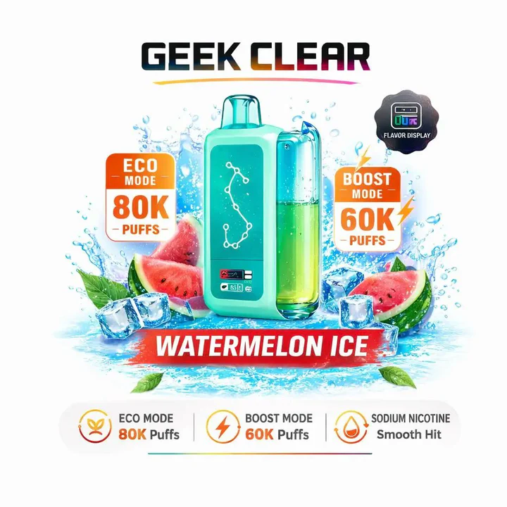 Olivebar Geek Clear 80K Puffs Disposable Vape - Image 4