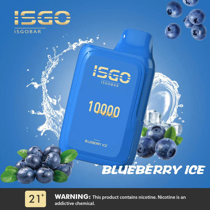 ISGO BAR 10000 – BLUEBERRY ICE