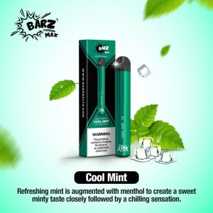 Barz Max Cool Mint Disposable – 600 Puffs