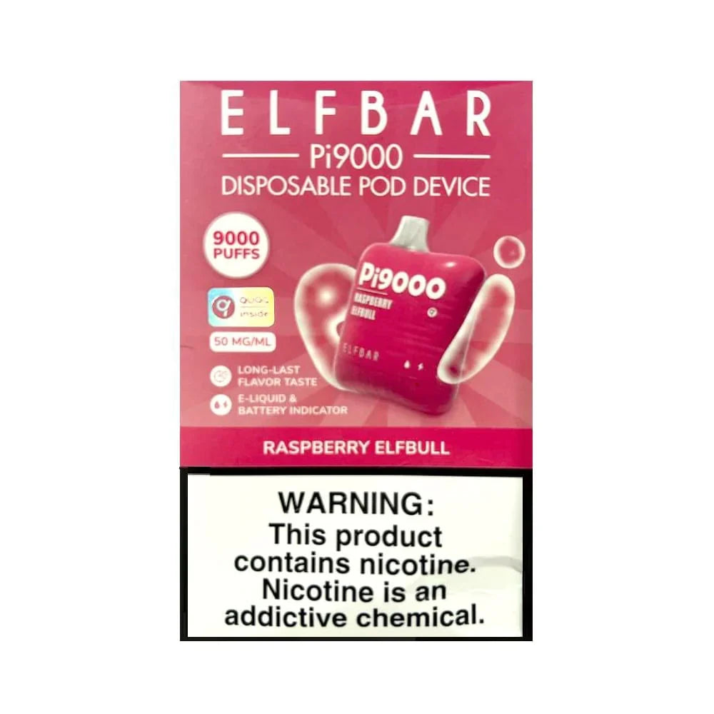 ELF BAR Pi9000 – Raspberry ElfBull (9000 Puffs)
