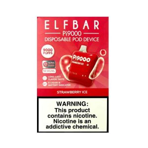 ELF BAR Pi9000 – Strawberry Ice (9000 Puffs)