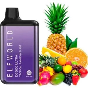 Elfworld DC5000 Ultra – Tropical Rainbow Blast (5000 Puffs)