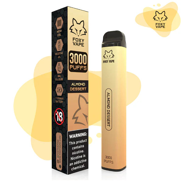 FoxyVape – Almond Dessert (3000 Puffs)