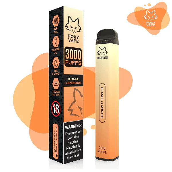 FoxyVape – Orange Lemonade (3000 Puffs)